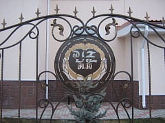 Установка кованых ворот, калитки и забора в Зеленовке