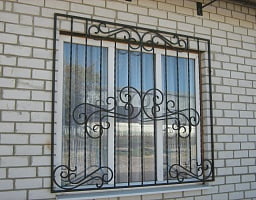 Изготовление кованой решетки на окна 6