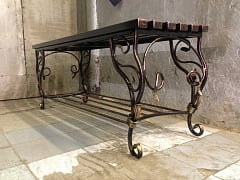 Изготовление кованой скамейки