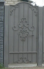 Изготовление кованых ворот и калитки 4