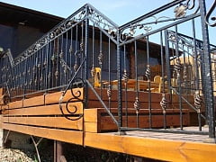 Установка кованого ограждения в Сызрани