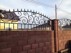 Изготовление кованых элементов для забора, кованых ворот и калитки