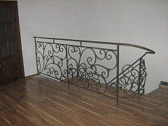 Изготовление кованых лестничных перил