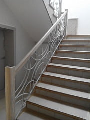 Установка кованых перил в с. Подстепки