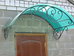 Изготовление кованого навеса 5