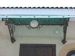 Изготовление кованого навеса