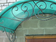 Изготовление кованого навеса 5