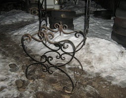 Изготовление кованого мангала 4