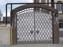 Установка кованых ворот в Царском селе