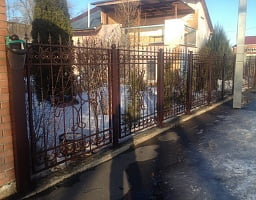 Изготовление кованого забора 5