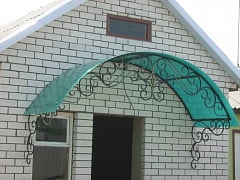 Изготовление кованого навеса 3