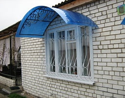 Изготовление кованого навеса 6