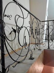 Установка кованых перил в Комсомольске