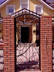 Установка кованого забора и калитки в Ильинке 2