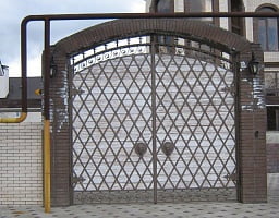 Установка кованых ворот в Царском селе