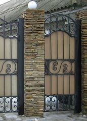 Изготовление кованых ворот и калитки 12