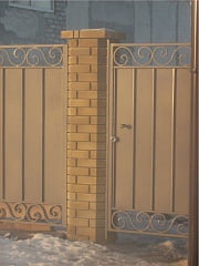 Изготовление кованых ворот и калитки 5