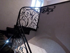 Кованая лестница в Подстепках