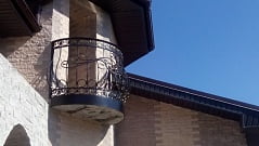 Установка кованого балкона в городе Самара