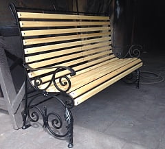 Изготовление кованой скамейки 3