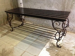 Изготовление кованой скамейки