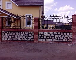 Установка кованого забора и калитки в Ильинке 2