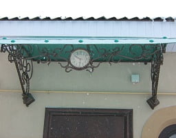 Изготовление кованого навеса