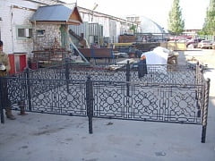 Установка кованого ограждения в Самаре