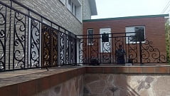 Установка кованых перил в Подстепках