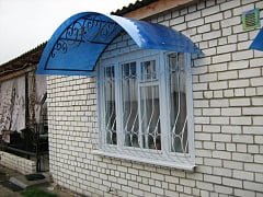 Изготовление кованого навеса 6