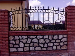 Установка кованого забора и калитки в Ильинке 2