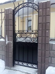 Установка кованых ворот в Подстепках