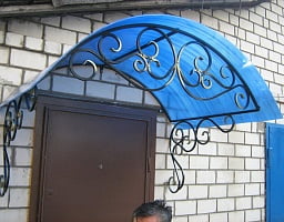 Изготовление кованого навеса 2