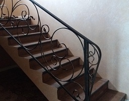 Кованная лестница в Тимофеевке