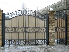 Изготовление кованых ворот и калитки 12