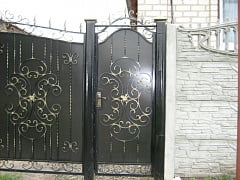 Изготовление кованых ворот и калитки 7