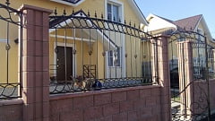 Установка кованого забора и калитки в Ильинке