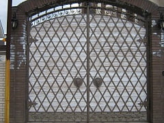 Установка кованых ворот в Царском селе