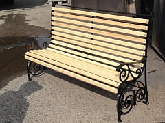 Изготовление кованой скамейки 2