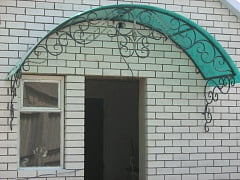 Изготовление кованого навеса 3