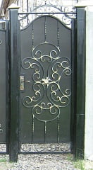 Изготовление кованых ворот и калитки 7