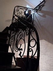 Кованая лестница в Подстепках