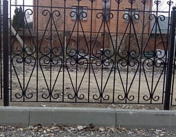Установка кованого забора в Царском Селе