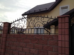 Изготовление кованых элементов для забора, кованых ворот и калитки