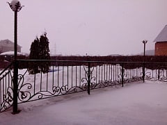 Установка кованых ворот, калитки и забора в Зеленовке