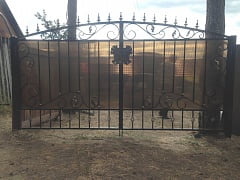 Изготовление кованых ворот 1