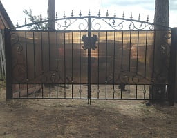 Изготовление кованых ворот 1