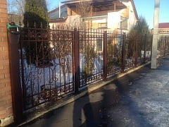 Изготовление кованого забора 5