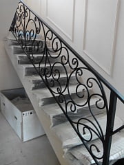 Установка кованых перил в Самаре