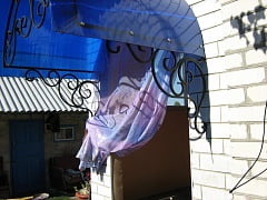 Изготовление кованого навеса 7